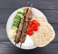 images (22) Souvlaki (shrimp or salmon)